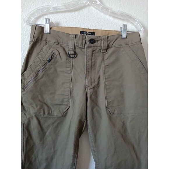 Noble Outfitters Pants Womens 10 Brown Cargo Workwear Utility Outdoor Durable - Picture 4 of 16